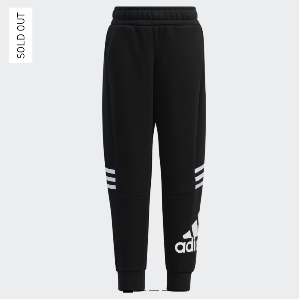 Adidas - Big Boys BADGE OF SPORT JOGGER PANTS Size Large (14/16) - Picture 5 of 9